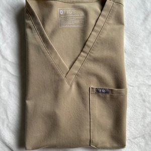 Figs Scrup Top - Sandstone